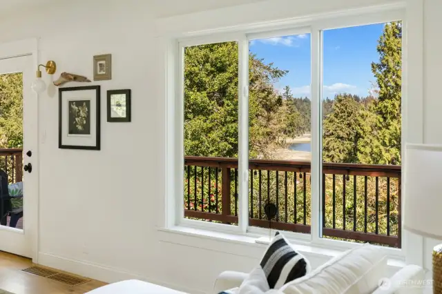 View from living room
