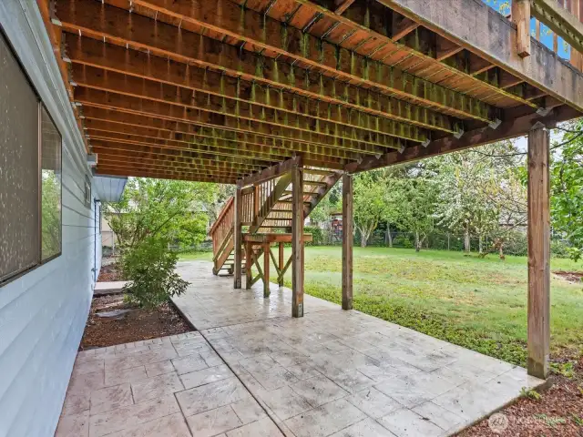Back patio