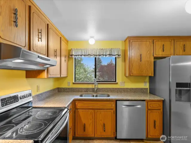 Generous cabinet space!