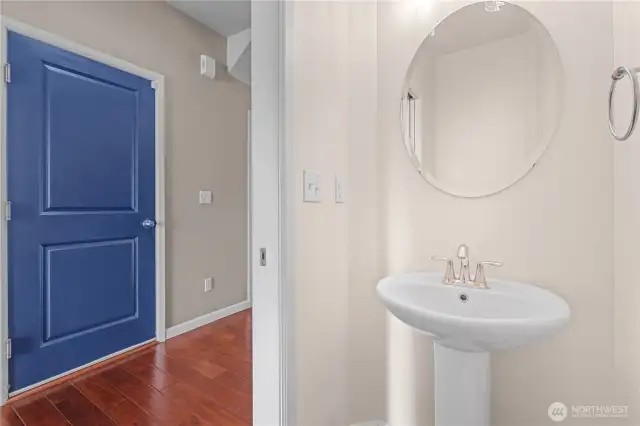 Powder room downstairs