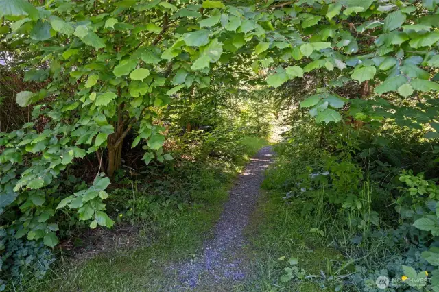 Neighborhood walking trails with fitness stations