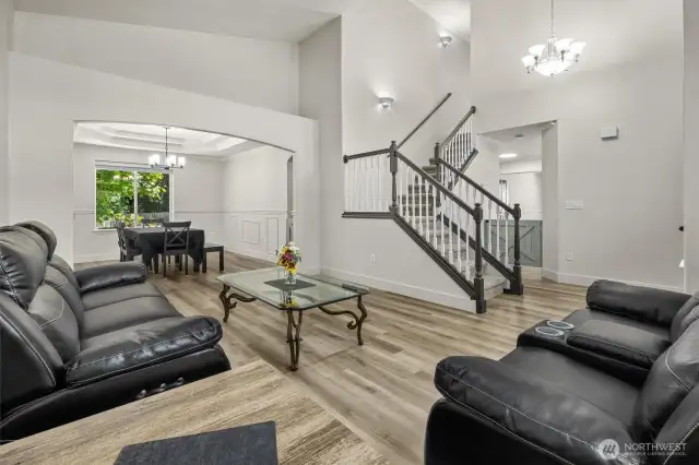 Formal living room and dining room