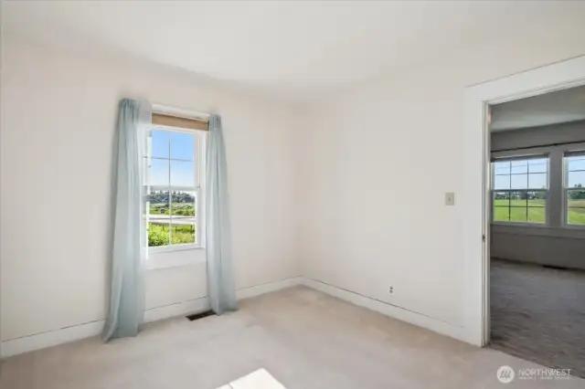 Bed on main floor