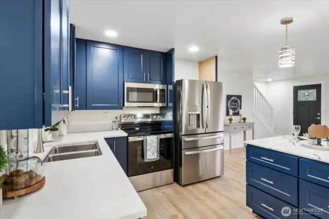 Open concept kitchen