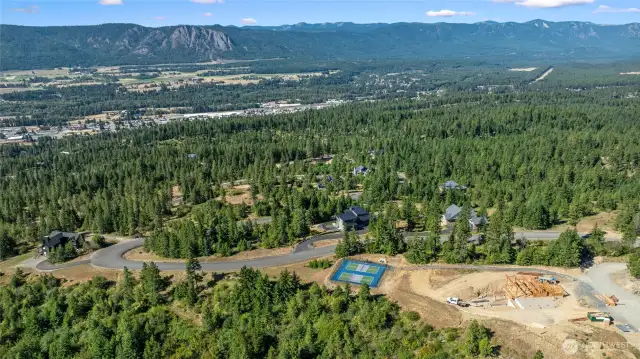 Community Lodge and amenities under construction