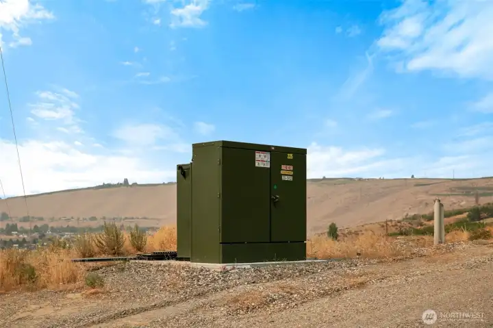 Transformer 3 phase  800 amp on property