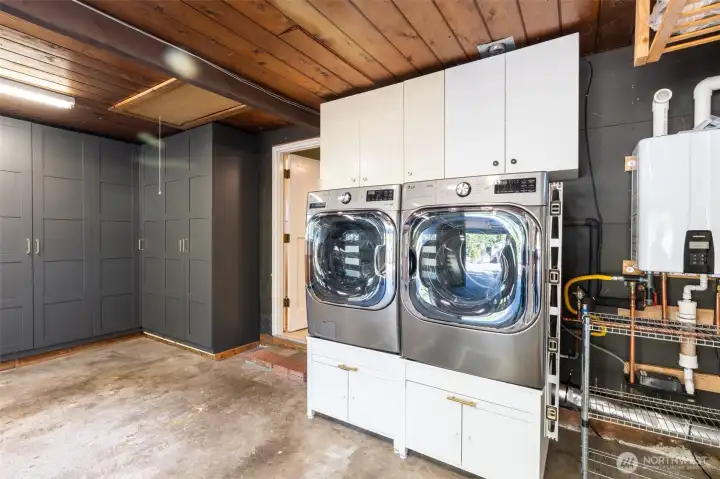 Enjoy the convenience of a brand-new, high-efficiency washer and dryer!