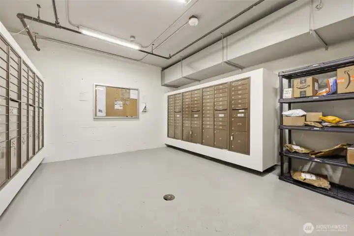 Mail Room, basement