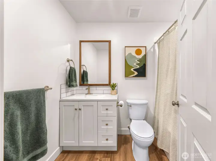 Remodeled front bath