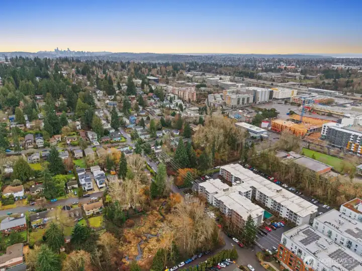 Light rail and transit center a 10 minute walk away!