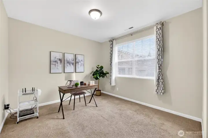 Roomy office near front entrance