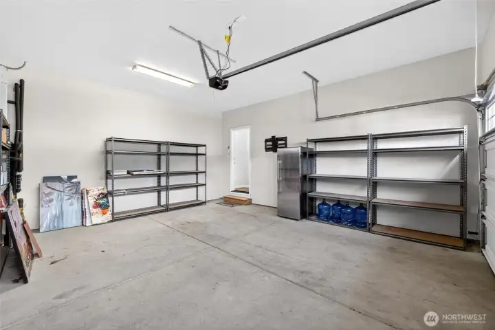 Entry to house from inside the garage