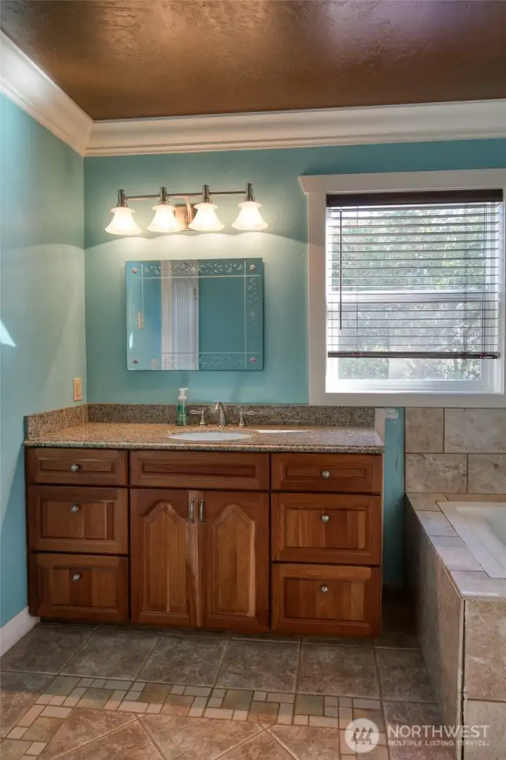 Bathroom off of the Primary Bedroom