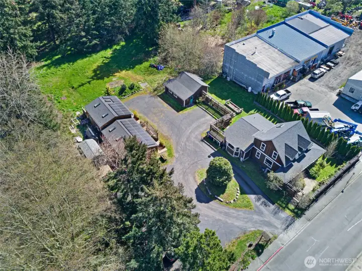 Lots of potential to grow your business while living on the premises.