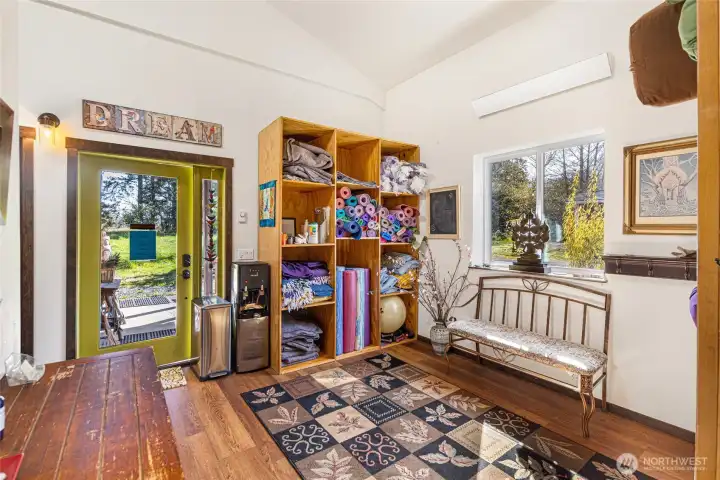 Entrance of Yoga Studio.