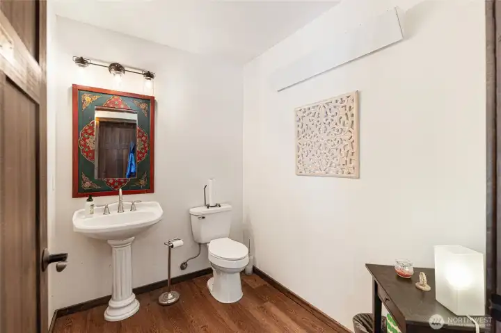Half bath, Yoga Studio. The shower is separate.