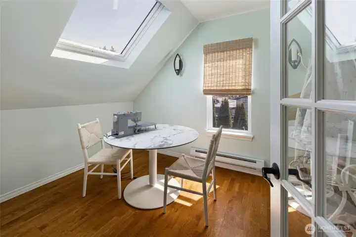 And another bedroom upstairs with natural light. Currently being used as a hobby room.
