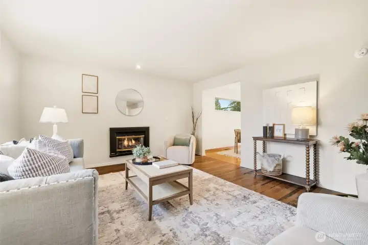 Bright living space with timeless character