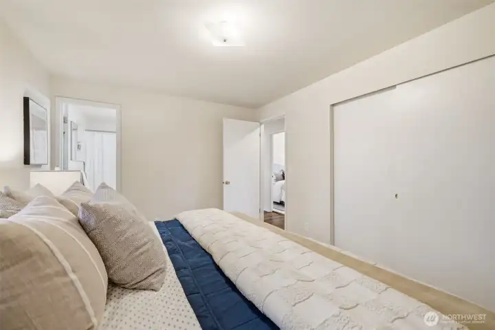 Spacious primary suite with a rare 4-bedroom upper level layout