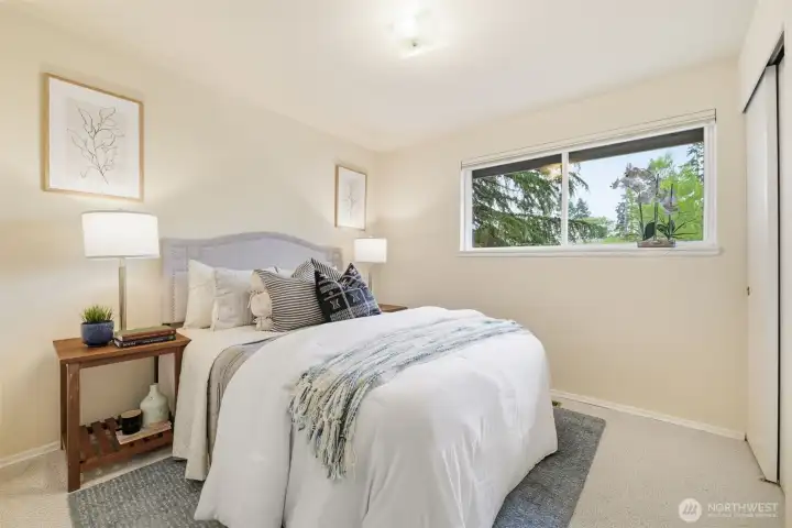 Another upstairs bedroom in the rare 4-bedroom upper layout