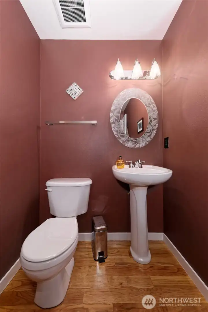 Guest Half Bathroom.