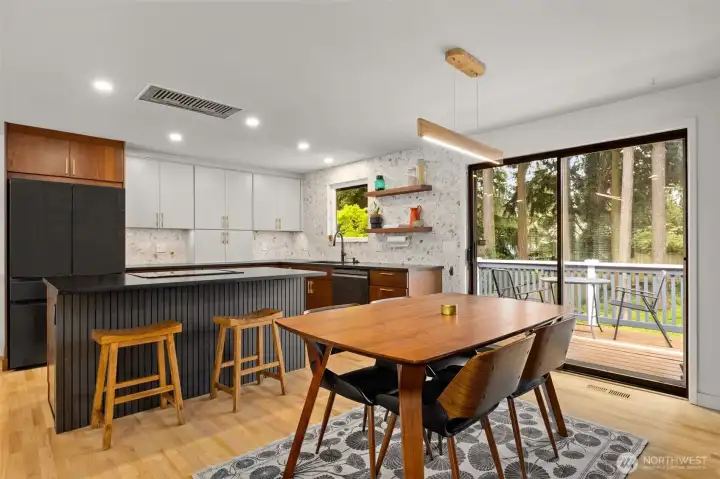Kitchen nicely updated in 2024