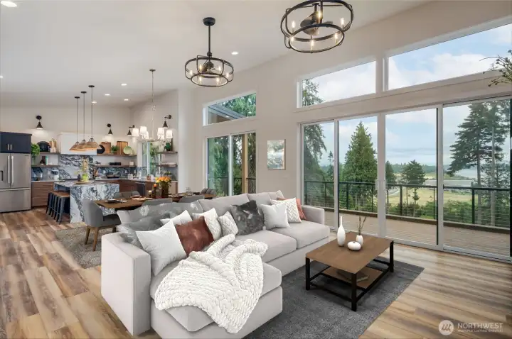 Sliding Doors Galore to let the outside come inside