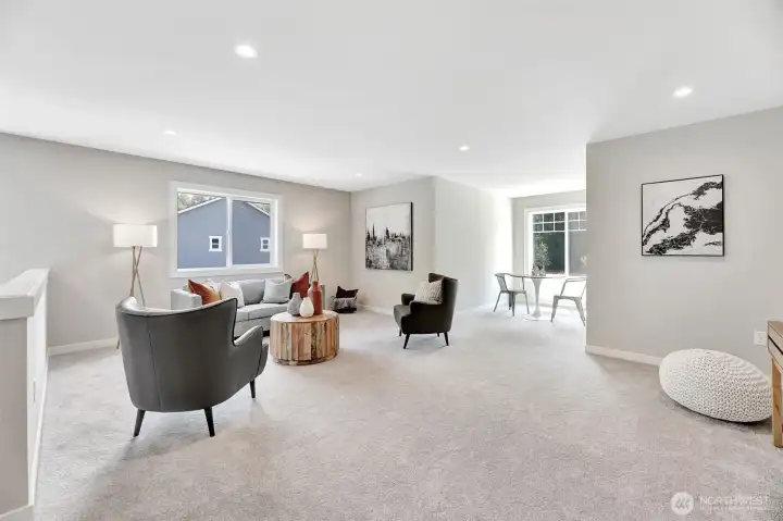 bonus space on second floor