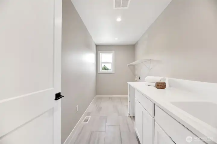 laundry on second floor