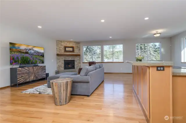 Gorgeous hardwood floors!