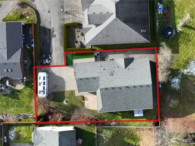 Approximate property lines