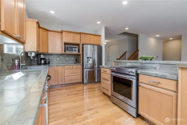 Spacious kitchen