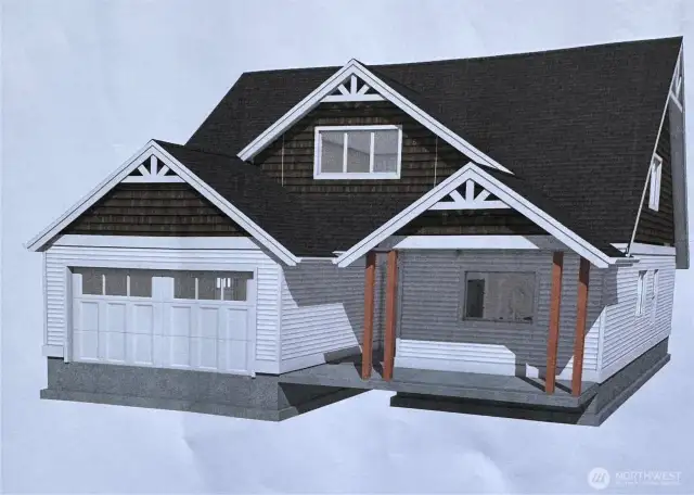 Front view of approved house plans