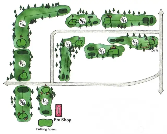 Overview of Golf Course