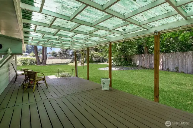 View from patio