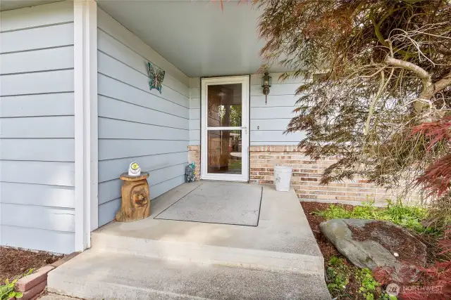 Inviting front porch