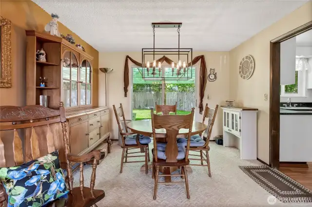 Dining Room, Sliding Door to Back deck