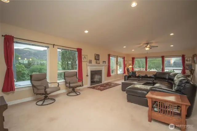 Living space with beautiful views.