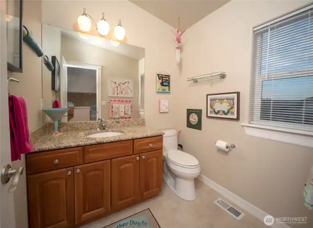 Half bath on the 3rd floor