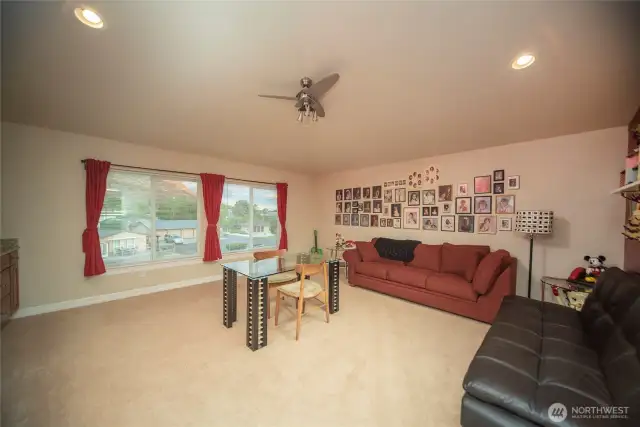 Bonus room for games and family fun.