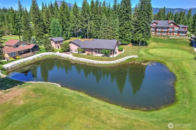 With stunning trees that are on the property as a back drop this home has it all.
