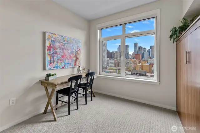 Second Bedroom with Murphy bed that conveys