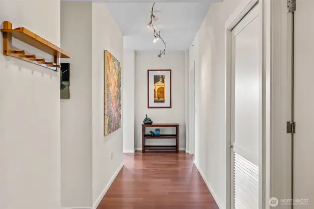 Entry to this beautiful condo.  Corner SW Unit!