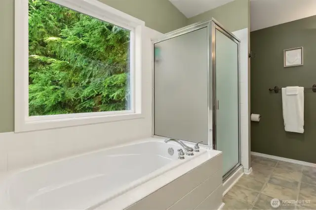 Primary Bathroom with Soaking tub