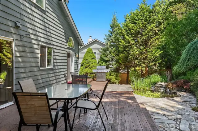 extensive deck for entertaining