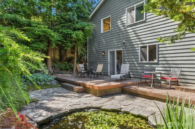 landscaping provides privacy