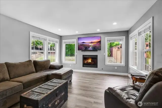 Family Room with Gas Fireplace