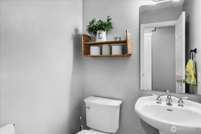 Powder Room on Main Level