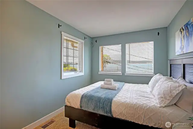 Main (upper) floor bedroom.