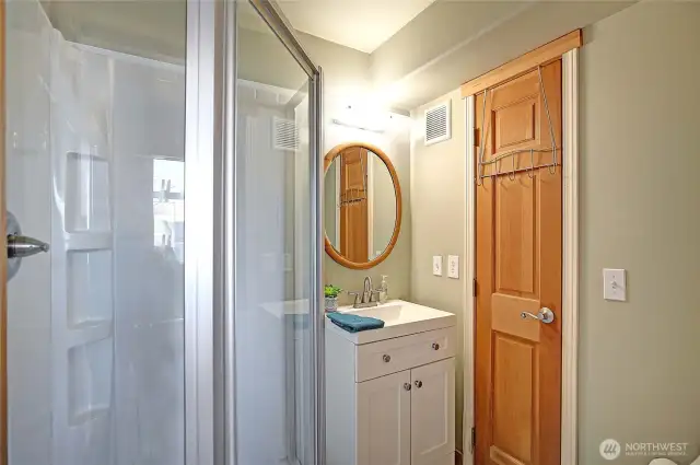 Lower level bathroom.